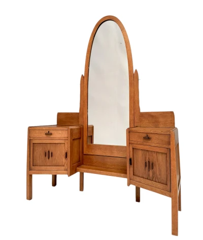 Art Deco Amsterdamse School Dressing Table or Vanity by J.J. Zijfers, 1920s